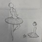 Examen cuerpo en movimiento 1. Pencil Drawing project by Anaïs Castro Pros - 03.01.2023