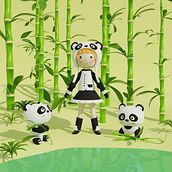 My project for course: Kawaii Character Creation in 3D with Blender. Ilustração tradicional, Design de personagens, Ilustração digital, Modelagem 3D, e Mangá projeto de Alena Sas - 01.03.2023