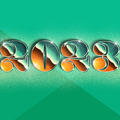 Chrome Effect Numbers. Een project van  Belettering van celitagemini - 01.03.2023