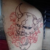 Meu projeto do curso: Tatuagem para principiantes. Tattoo Design project by merlinizabella - 01.30.2023