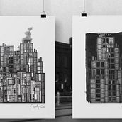 MEMORIES OF ŁÓDŹ. Un progetto di Illustrazione tradizionale, Graphic design, Stampa, Design, Belle arti, Paesaggismo, Disegno, Disegno digitale, Pittura digitale e Fotografia architettonica di Ivana Mikulić - 01.03.2023