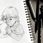 Final project by Yaizadoodles. Sketching, Drawing, Portrait Drawing, Artistic Drawing, and Sketchbook project by Yaiza - 02.25.2023