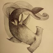 Il mio progetto del corso: Illustrazione su sketchbook con penna: sbaglia con stile. Sketching, Drawing, Sketchbook & Ink Illustration project by fpa - 03.01.2023