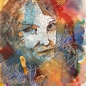 Il mio progetto del corso: Ritratto sperimentale con inchiostro, tè e alcol. Fine Arts, Painting, Drawing & Ink Illustration project by Graziella Albore - 03.01.2023