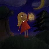 Mein Abschlussprojekt für den Kurs: Kinderbuchillustrationen in Procreate: Male magische Szenerien. Traditional illustration, Digital Illustration, Children's Illustration, Digital Painting, and Picturebook project by viktorija_handmade95 - 03.01.2023