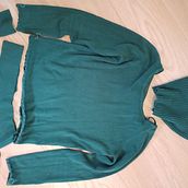 Mon projet du cours : Techniques de refashioning pour une garde-robe plus durable. Un progetto di Fashion design, Fiber Art, DIY, Upc, cling e Textile Design di Marie Barrabes - 02.03.2023