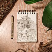 Réalisations . Drawing, Traditional illustration & Ink Illustration project by Aurélien Séré - 03.02.2023