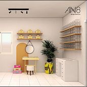 Meu projeto do curso: Design de interiores do início ao fim. Interior Architecture, Interior Design, Interior Decoration, and Spatial Design project by Ana Paula Nascimento - 02.25.2023