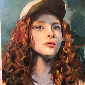 My project for course: Contemporary Oil Portraiture. Un projet de Illustration traditionnelle, Beaux Arts, Peinture , et Peinture à l'huile de Brittany L - 02.03.2023