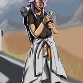 Meu projeto do curso: Concept art para design de personagens e worldbuilding. Projekt z dziedziny Trad, c, jna ilustracja, Projektowanie postaci, Ilustracja c, frowa, Concept art, R, sunek c, frow, Malarstwo c i frowe użytkownika Bruno Araujo - 03.03.2023