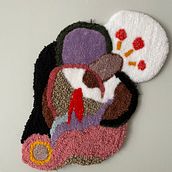 My project for course: Introduction to Tufting: Learn to Paint with Yarn. Un proyecto de Artesanía, Interiorismo, Tejido, Punch needle y Diseño textil de sherayabrown - 02.03.2023