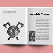 La Edda Meor (The Young Edda). Un proyecto de Diseño, Diseño editorial y Diseño gráfico de Sergio López-Sánchez Ocón - 03.03.2023