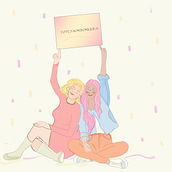 Todas somos bonitas. Un progetto di Illustrazione tradizionale, Disegno digitale e Illustrazione editoriale di Gemma - 04.03.2023