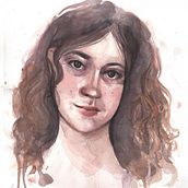 My project for course: Watercolor Portraits: Capture a Model's Personality. Un proyecto de Bellas Artes, Pintura, Pintura a la acuarela y Dibujo de Retrato de liakhulia - 01.03.2023