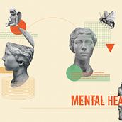 Mental Health. Graphic Design, Collage, Digital Illustration, and Editorial Illustration project by Rita Colaço - 03.04.2023