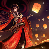 hua cheng fanart . Un proyecto de Ilustración tradicional, Dibujo y Dibujo artístico de chuleta_chan - 19.02.2023