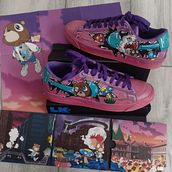 Sneaker Project - Graduation Album Art. Accessor, Design, Fashion Design, Acr, lic Painting, DIY, Upc, and cling project by nkay13 - 03.05.2023