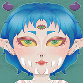 Meu projeto do curso: Ilustração digital com Procreate. Traditional illustration, Drawing, Digital Illustration, and Digital Drawing project by Carolina Conde - 03.05.2023