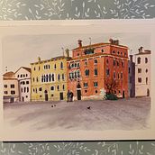 My project for course: Architectural Sketching with Watercolor and Ink Ein Projekt aus dem Bereich Skizzenentwurf, Zeichnung, Aquarellmalerei, Architektonische Illustration, Sketchbook und Illustration mit Tinte von Katsiaryna - 05.03.2023