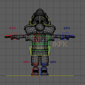 Mi proyectito: Introducción al rigging para animación. Un proyecto de Animación, Rigging y Animación 3D de majiux - 02.02.2023