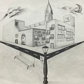 Estudis de perspectiva. Un proyecto de Dibujo a lápiz y Dibujo artístico de Vinyet Montaña - 06.03.2023