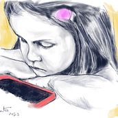 Mi proyecto del curso: Retrato moderno con Procreate: estiliza a tu protagonista. Traditional illustration, Digital Illustration, and Digital Drawing project by Gilberto De Martino - 03.05.2023