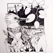 My project for course: Dip Pen and Ink Illustration: Capturing The Natural World. Sketching, Drawing, Artistic Drawing, Sketchbook, Ink Illustration, and Naturalistic Illustration project by ceremyt - 03.06.2023