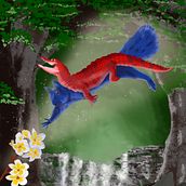 Mein Abschlussprojekt für den Kurs: Digitale Fantasy-Tierillustration für Anfänger. Traditional illustration, Drawing, Digital Illustration, Digital Drawing, and Digital Painting project by 5shzrgr59h - 03.06.2023