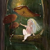 My project for course: Children’s Illustration with Proc reate: Paint Magical Scenes 1. Ilustração tradicional, Ilustração digital, Ilustração infantil, Pintura digital, e Álbum ilustrado projeto de Sanchita Mahajan - 06.03.2023