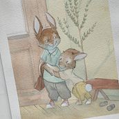 Mi proyecto del curso: Creación de personajes animales en acuarela para libros infantiles. Un projet de Illustration traditionnelle, Beaux Arts, Peinture, Dessin, Aquarelle, Illustration jeunesse , et Narration de Sonia Ruiz - 06.03.2023