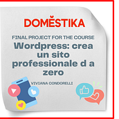 Il mio progetto del corso: WordPress: crea un sito web professionale da zero . Desain Web, Pengembangan Web, Pengembangan Tanpa Kode, Dan Desain Produk Digital proyek oleh viviana_condorelli - 03.06.2023