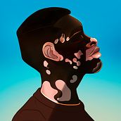 Meu projeto do curso: Pintura digital e retrato de pele negra. Un proyecto de Ilustración tradicional, Ilustración digital y Pintura digital de De Oliveira Carmona - 06.03.2023