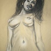 Mi proyecto del curso: Principios de dibujo anatómico con carboncillo. Fine Arts, Drawing, Realistic Drawing, and Figure Drawing project by alejandrogerones - 03.06.2023