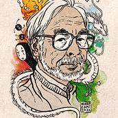 Hayaos world. Traditional illustration, Drawing & Ink Illustration project by Narecami Illustration - 03.07.2023