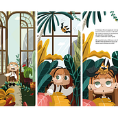 Mon projet du cours : Illustration de livres jeunesse : créez un portfolio en ligne. Traditional illustration, Editorial Design, Stor, board, Portfolio Development, Children's Illustration, Narrative, Management, Productivit, and Picturebook project by Sophie Palindrome - 03.07.2023