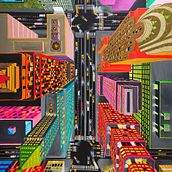 Happy NYC Ein Projekt aus dem Bereich Traditionelle Illustration, Architektur, H, werk, Bildende Künste, Grafikdesign, L, schaftsbau, Malerei, Urban Art, Kreativität, Artistische Zeichnung und Instagram von Roberto Bernal - 07.03.2023