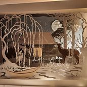 Mon projet du cours : Papercut : créez des scènes en papier pleines de profondeur. Traditional illustration, Arts, Crafts, Paper Craft, Stor, telling, Bookbinding, Children's Illustration, and DIY project by Claudine Parmentier - 03.07.2023