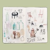 Sketchbook. Sketching, and Sketchbook project by Raahat Kaduji - 03.07.2023