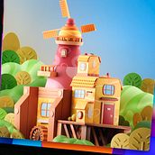 My project for course: Modeling a Colorful 3D World in Cinema 4D and Redshift. 3D, Digital Illustration, 3D Modeling, and 3D Design project by Alexander Mayzler - 03.02.2023