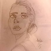 Mi proyecto del curso: Sketchbook de retrato: explora el rostro humano. Sketching, Drawing, Portrait Drawing, Artistic Drawing, and Sketchbook project by msboada - 03.02.2023