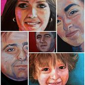 Mi proyecto del curso: Retrato con pintura al óleo: explora la luz y las sombras. Fine Arts, Painting, and Oil Painting project by María Cristina Viñas Paz - 03.07.2023