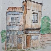 My project for course: Expressive Architectural Sketching with Colored Markers. Sketching, Drawing, Architectural Illustration, Sketchbook & Ink Illustration project by christa.dewitte1 - 03.08.2023