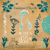 Blanca and the Ogham stone book cover . Design, Traditional illustration, Character Design, Editorial Design, Graphic Design, T, pograph, Pattern Design, Vector Illustration, Drawing, Digital Illustration, Stor, telling, Children's Illustration, Creating with Kids, Color Theor, and Children's Literature project by Cristina Q del Moral - 11.27.2022