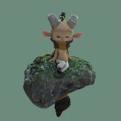 Meu projeto do curso: Modelagem profissional de personagens de desenho animado em 3D. 3D, Character Design, Character Animation, 3D Modeling, 3D Character Design, and 3D Design project by ivanvatrim - 03.08.2023