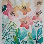 Mój projekt z kursu: Piękno akwarelowych kwiatów: poczuj więź z naturą. Un projet de Illustration traditionnelle, Peinture, Aquarelle et Illustration botanique de paulina_lew - 08.03.2023