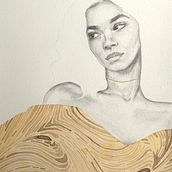 My project for course: Portrait with Pencil, Color Techniques and Photoshop. Projekt z dziedziny Trad, c, jna ilustracja,  Sztuki piękne, R, sunek ołówkiem,  R, sunek, Ilustracja c, frowa i Portret użytkownika Tuesday-Rose Mullings - 05.06.2022