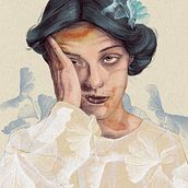 My project for course: Illustrated Portraits with Procreate Ein Projekt aus dem Bereich Traditionelle Illustration, Vektorillustration, Digitale Illustration und Porträtzeichnung von mikloskova.i - 09.03.2023