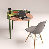 CAKE desk. Un progetto di Design, Design e creazione di mobili e Architettura d'interni di Michael Hilgers - 09.03.2023