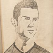Siuuu. Pencil Drawing, Drawing, and Portrait Drawing project by IVAN ESQUIVEL - 03.09.2023