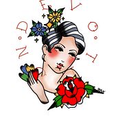Mi proyecto del curso: Diseño de tatuajes estilo old school en Procreate. Un proyecto de Ilustración tradicional, Dibujo, Ilustración digital y Diseño de tatuajes de Saraí Reyes G - 10.03.2023